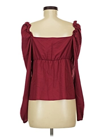 Topshop Long Sleeve Blouse (view 2)