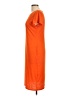 Bebe Solid Orange Casual Dress Size L - photo 5
