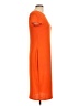 Bebe Solid Orange Casual Dress Size L - photo 4
