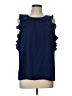 Jade 100% Polyester Blue Sleeveless Blouse Size L - photo 1
