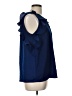 Jade 100% Polyester Blue Sleeveless Blouse Size L - photo 4