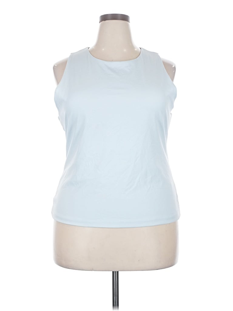 Pre-owned Spanx Sleeveless T-shirt In Blue
