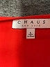 Chaus 100% Polyester Red Long Sleeve Blouse Size L - photo 7