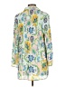 Sunny Leigh Paisley Yellow 3/4 Sleeve Blouse Size L - photo 2