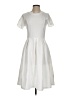 Unbranded Solid White Casual Dress Size S - photo 1