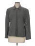 Worthington 100% Polyester Chevron-herringbone Gray Blazer Size 8 Petite - photo 1