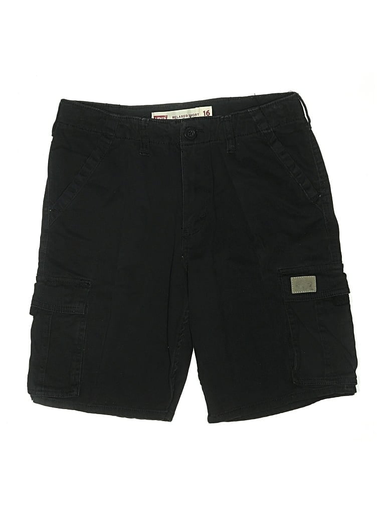 Pre-owned Levi's Cargo Shorts In Black