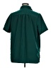 Woman Within 100% Polyester Solid Teal Short Sleeve Blouse Size 14 (M) - photo 2