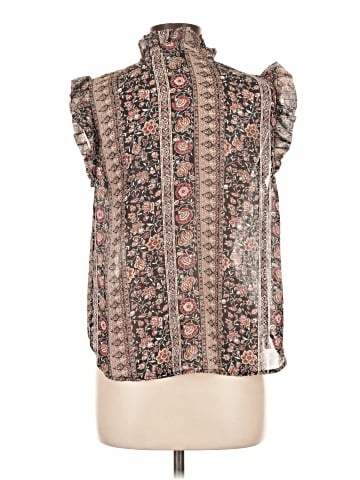 Aqua Short Sleeve Blouse (view 2)