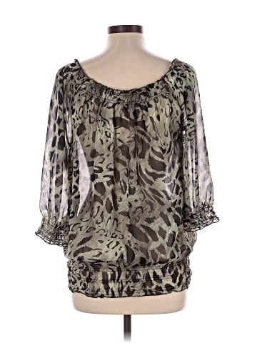 Derek Heart 3/4 Sleeve Blouse (view 2)