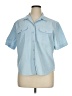 Cabin Creek Blue Short Sleeve Button-Down Shirt Size XL - photo 1