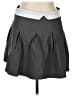 Thrill Solid Gray Casual Skirt Size 1X - photo 1