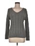 St. John's Bay Gray Pullover Sweater Size M (petite) - photo 1