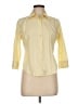 J.Crew Color Block Yellow 3/4 Sleeve Button-Down Shirt Size M (petite) - photo 1