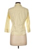 J.Crew Color Block Yellow 3/4 Sleeve Button-Down Shirt Size M (petite) - photo 2