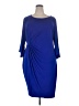 Connected Apparel Blue Cocktail Dress Size 22 - photo 1