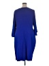 Connected Apparel Blue Cocktail Dress Size 22 - photo 2