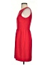 J.Crew 100% Polyester Solid Red Casual Dress Size 0 - photo 5