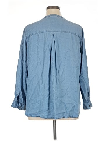 Jane and Delancey 3/4 Sleeve Button-Down Shirt (view 2)