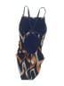 Speedo Chevron-herringbone Blue One Piece Swimsuit Size XXS (28) - photo 2
