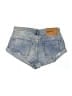 ONETEASPOON 100% Cotton Blue Denim Shorts Size 27 waist - photo 2
