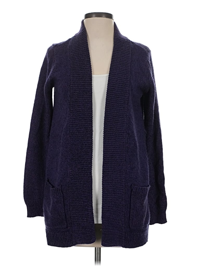 Pre-owned H&m Cardigan Sweater In Purple