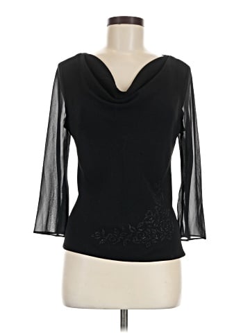 S.L. Fashions 3/4 Sleeve Top (view 1)