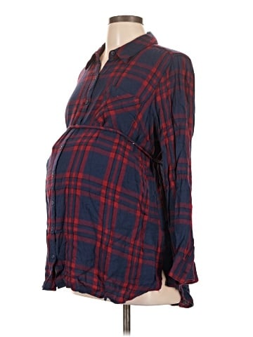 Isabel Maternity Long Sleeve Blouse (view 1)