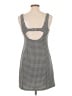 SO Houndstooth Gray Casual Dress Size L - photo 2