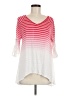 Grace Elements Red 3/4 Sleeve T-Shirt Size M - photo 1