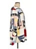 John Mark 100% Polyester Color Block Ivory 3/4 Sleeve Blouse Size L - photo 4