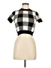 Full Tilt Checkered-gingham Black Sweater Vest Size M - photo 1