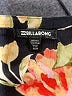 Billabong 100% Rayon Floral Black Long Sleeve Blouse Size M - photo 8