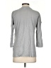 Ecru 100% Leather Gray Cardigan Size XS - photo 2