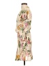 Auguste 100% Rayon Floral Tan Cocktail Dress Size 4 - photo 5