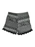 Hot Kiss 100% Rayon Paisley Black Shorts Size 3X - photo 2