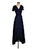 Auguste Polka Dots Blue Casual Dress Size 2 - photo 1