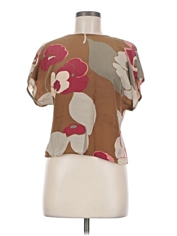 Max Mara Short Sleeve Silk Top (view 1)