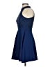 Francesca's 100% Nylon Blue Cocktail Dress Size XS - photo 5