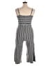 Eyeshadow Chevron-herringbone Gray Jumpsuit Size XL - photo 2