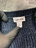 Splendid Tweed Black Blue Pullover Sweater Size 5 - photo 3