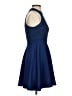 Francesca's 100% Nylon Blue Cocktail Dress Size XS - photo 4