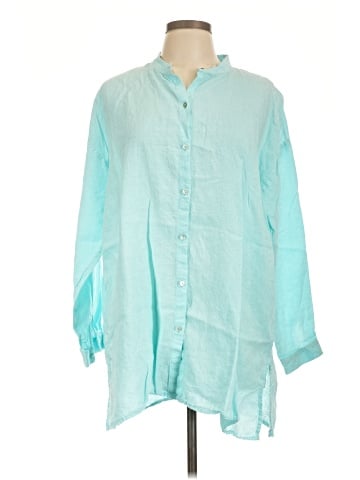 Eileen Fisher 3/4 Sleeve Button-Down Shirt (view 1)