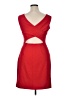 Betsey Johnson Solid Red Cocktail Dress Size 14 - photo 2
