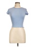 Originality Blue Short Sleeve Turtleneck Size L - photo 1