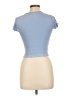 Originality Blue Short Sleeve Turtleneck Size L - photo 2