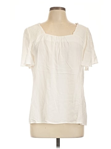 Allegra K Short Sleeve Blouse (view 1)