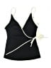 Becca Graphic Black Swimsuit Top Size S - photo 1