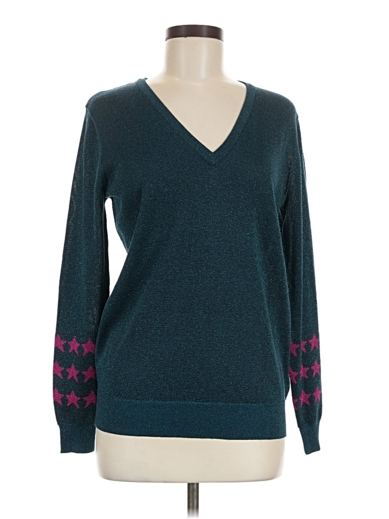 Pre-owned Sugarhill Brighton Pullover Sweater In Teal