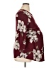 My Bump Burgundy 3/4 Sleeve Blouse Size XL - photo 4
